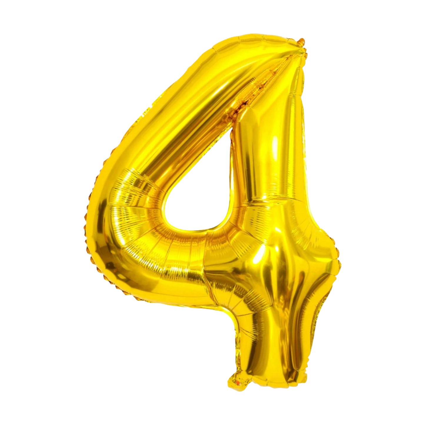 32 Inch Gold Number Foil Balloon