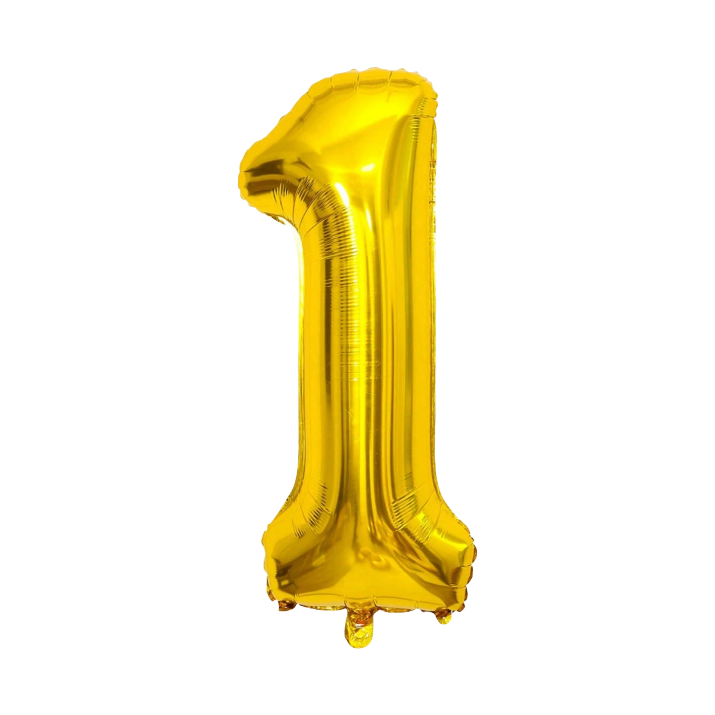 32 Inch Gold Number Foil Balloon