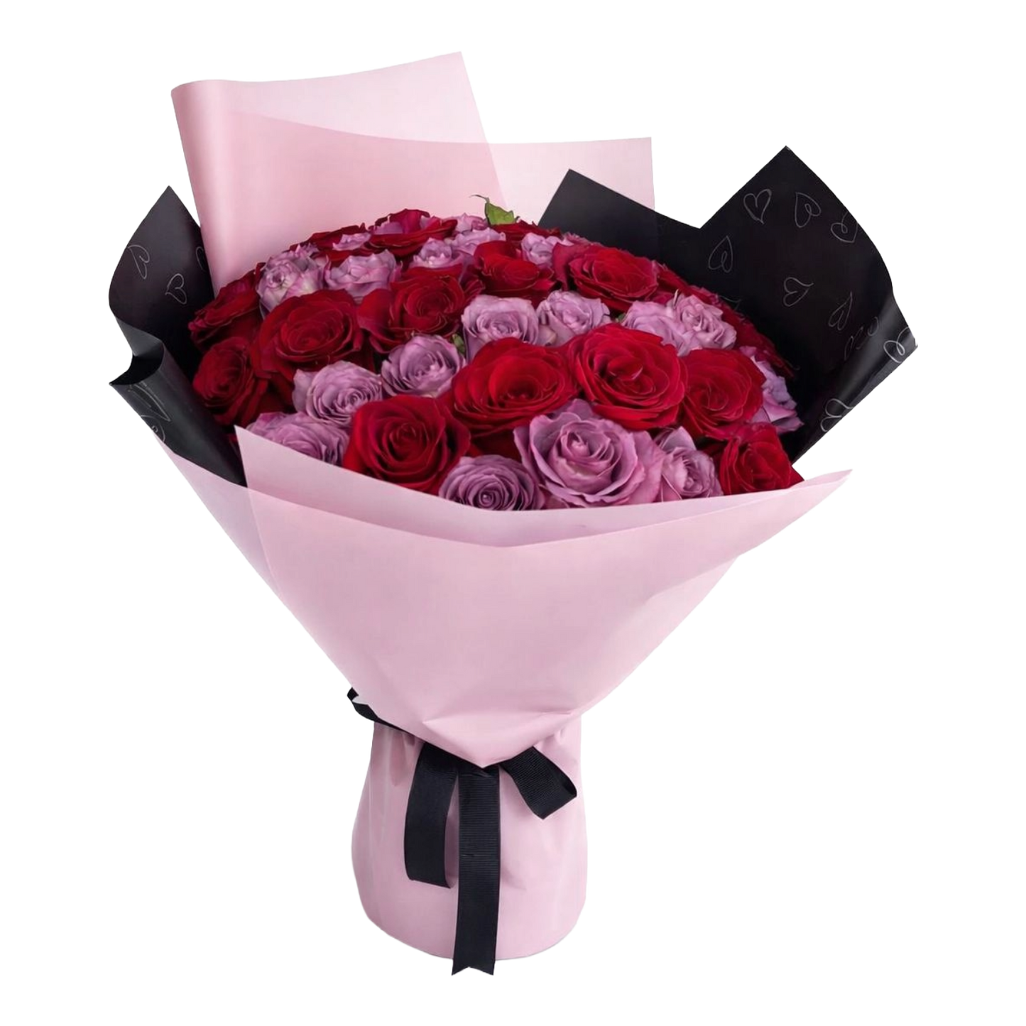 51 Red and Purple Roses