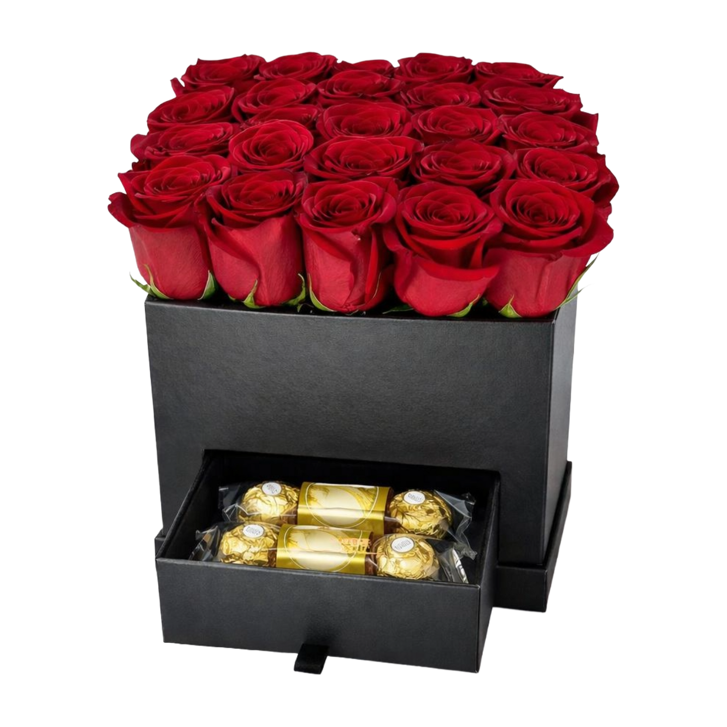 Red Roses with Chocolate