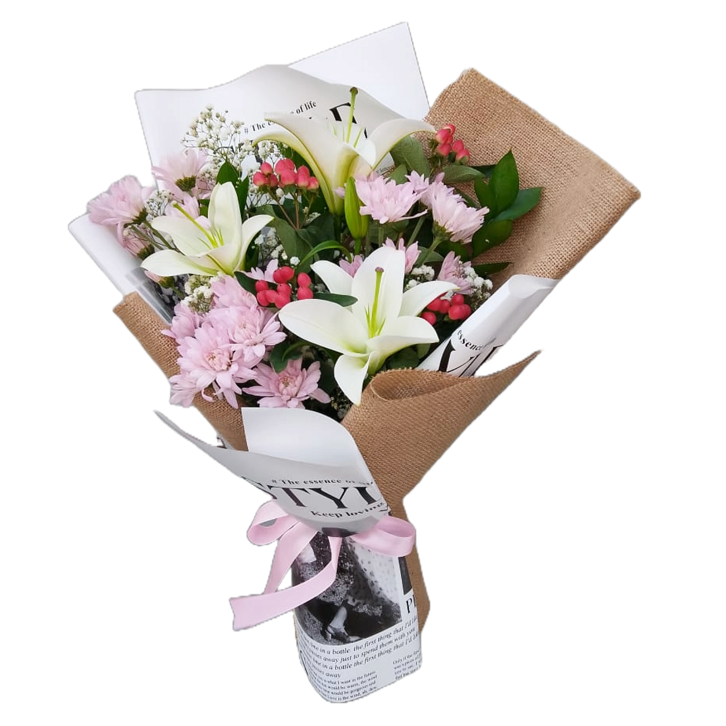 Rustic Romance Lily & Carnation Pickup-Only