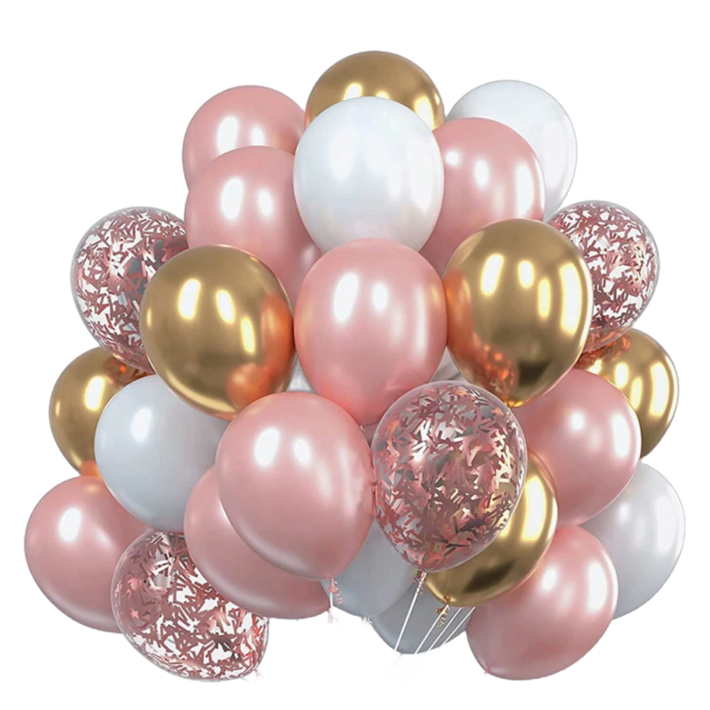 30pcs Sequins Metal Latex Balloon