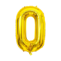 32 Inch Gold Number Foil Balloon
