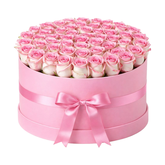80-101 Light Pink Rose Box