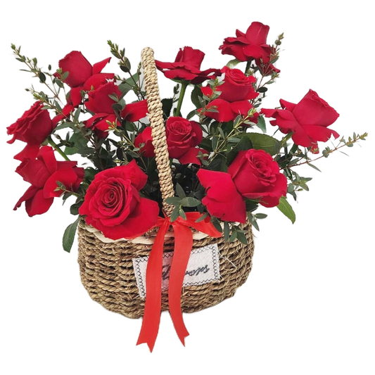 11 Rose Basket