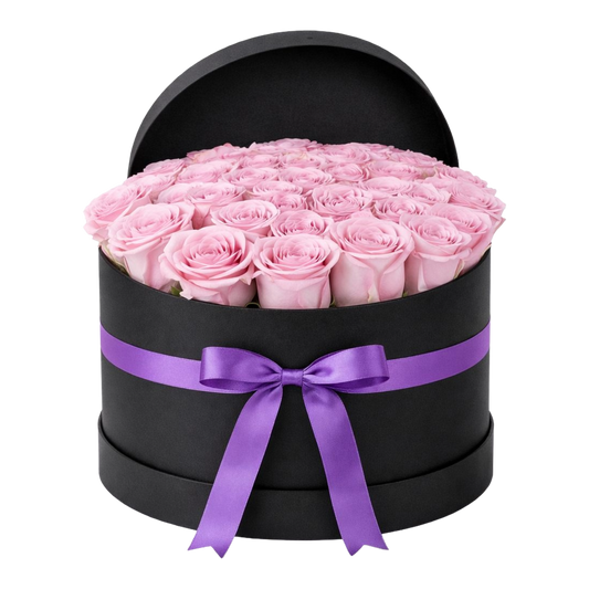 30-40 Pink Roses in Box