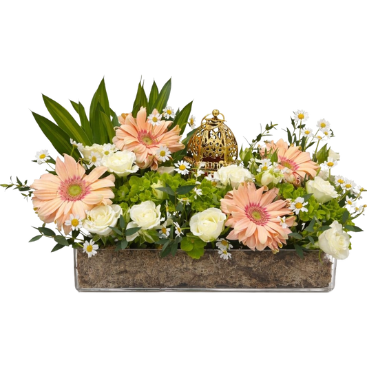 Peach & White Luxe Tray