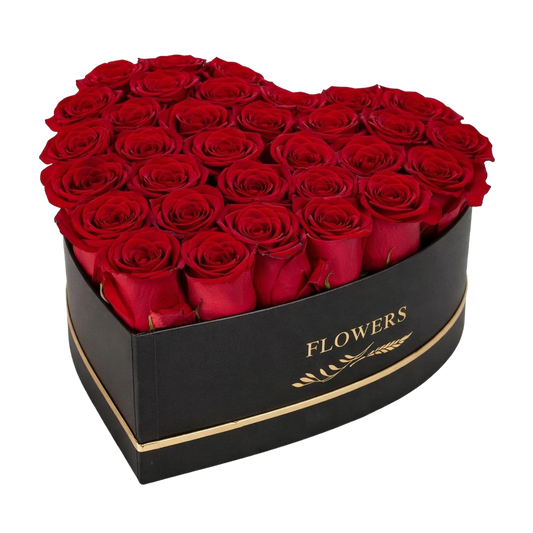 Heart Rose Box