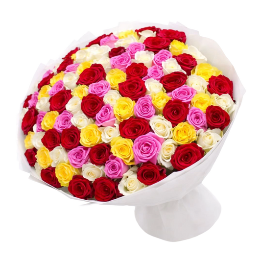 101 Mixed Roses