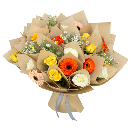 30 Spring Cluster Bouquet
