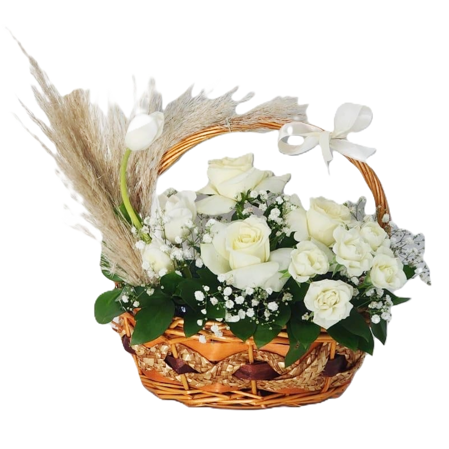 Purity Spray rose basket