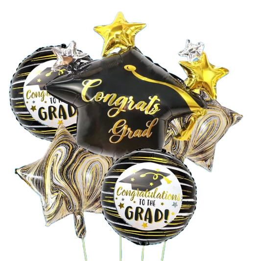 5pcs Graduation Star Balloon Set