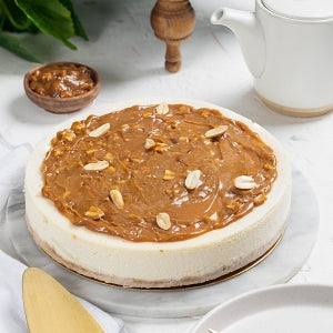 Salted Caramel Peanut Cheesecake (600g)