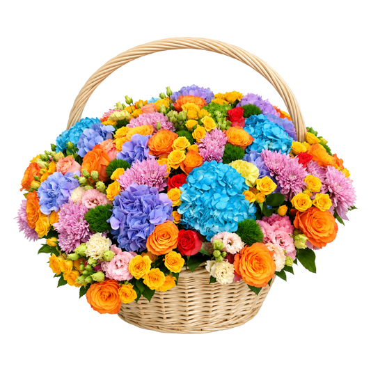 Seasonal Colour Burst Basket