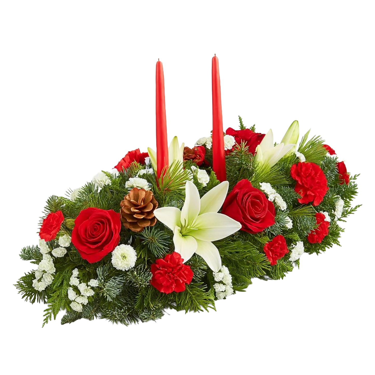 Traditional Christmas Centerpiece