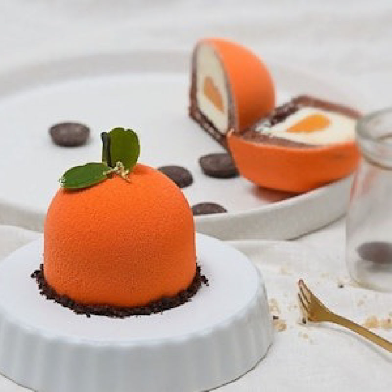 Chocolate Mandarin Fusion Pastry by Muse Dessert Cafe