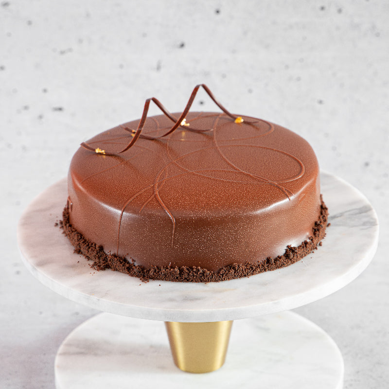 Muse Dessert Cafe Dark Chocolate Indulgence Cake (600g, Eggless)